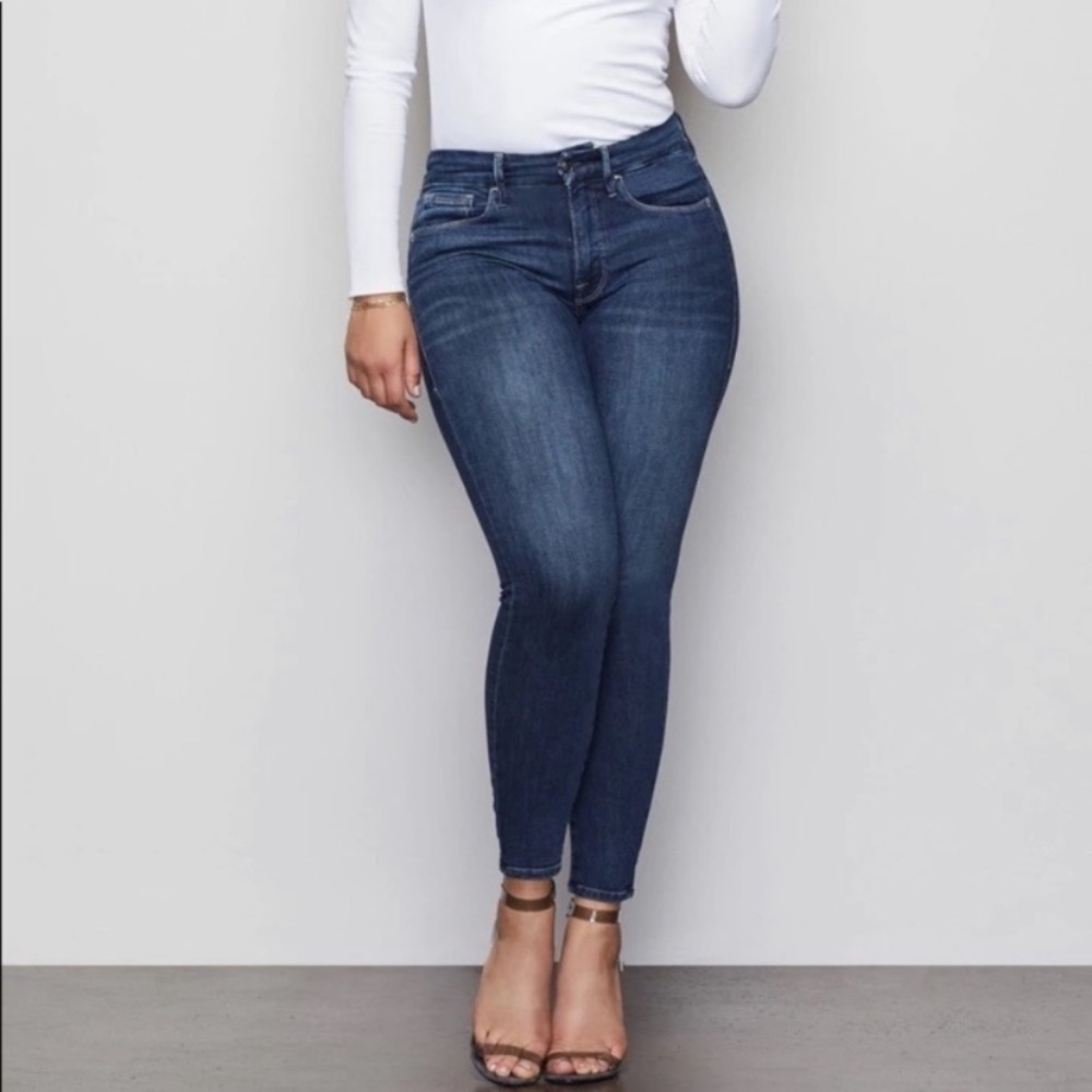 NEW Good American Good Leg Crop Jeans